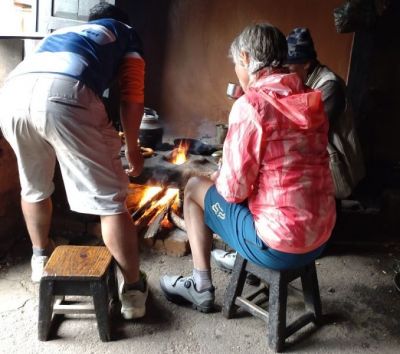 Dyson Pendle  Cycling on the  tour with redspokes